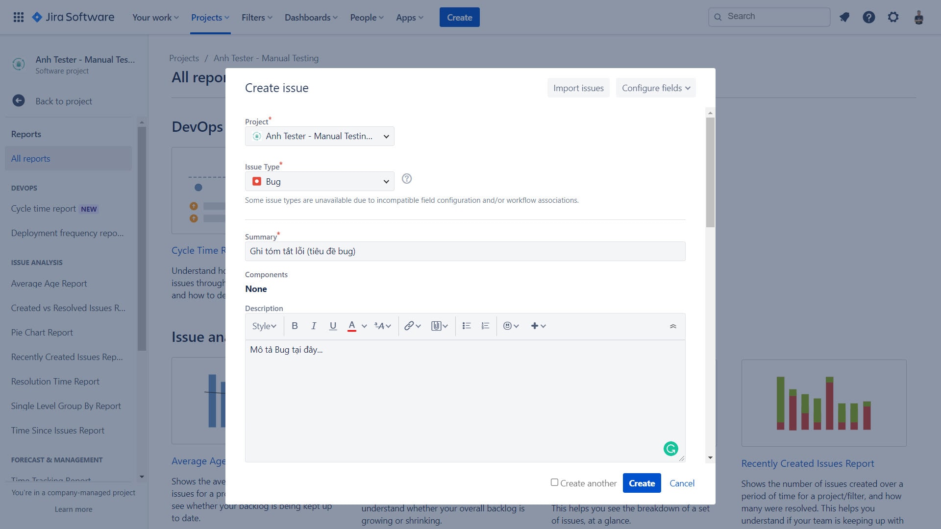 Làm thế nào để viết Bug Report chất lượng | Anh Tester