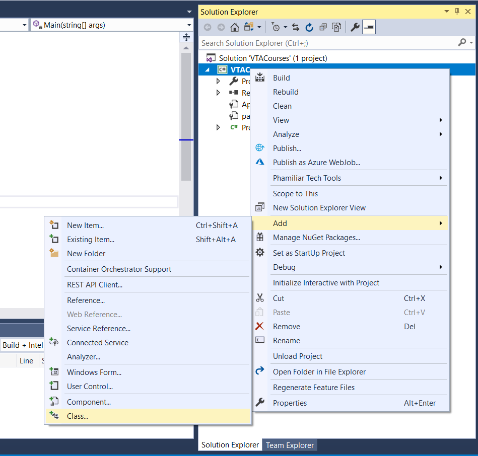 Selenium C# - VTA Courses