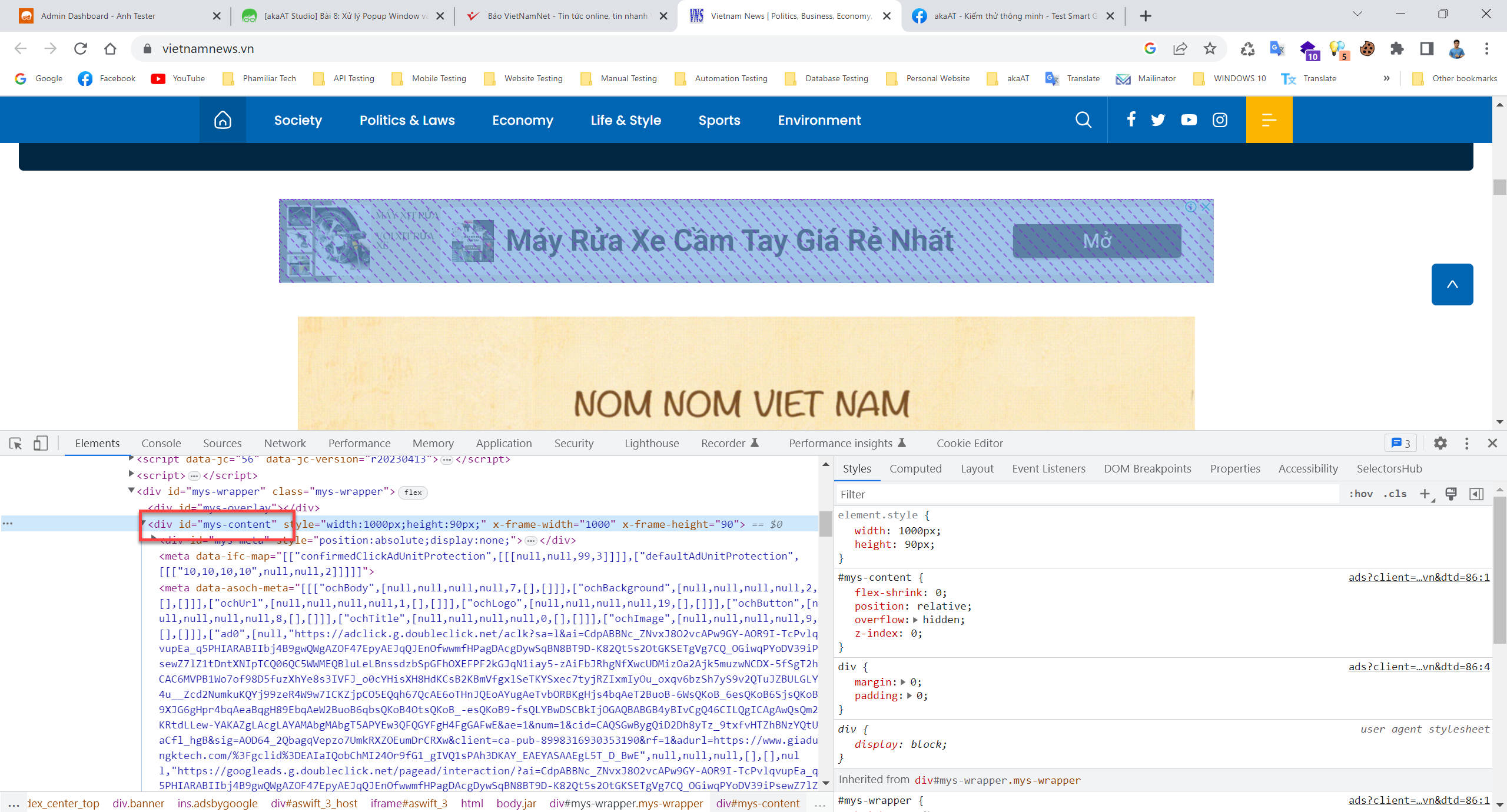 [akaAT Studio] Bài 9: Xử lý iFrame trên website trong akaAT Studio | Anh Tester