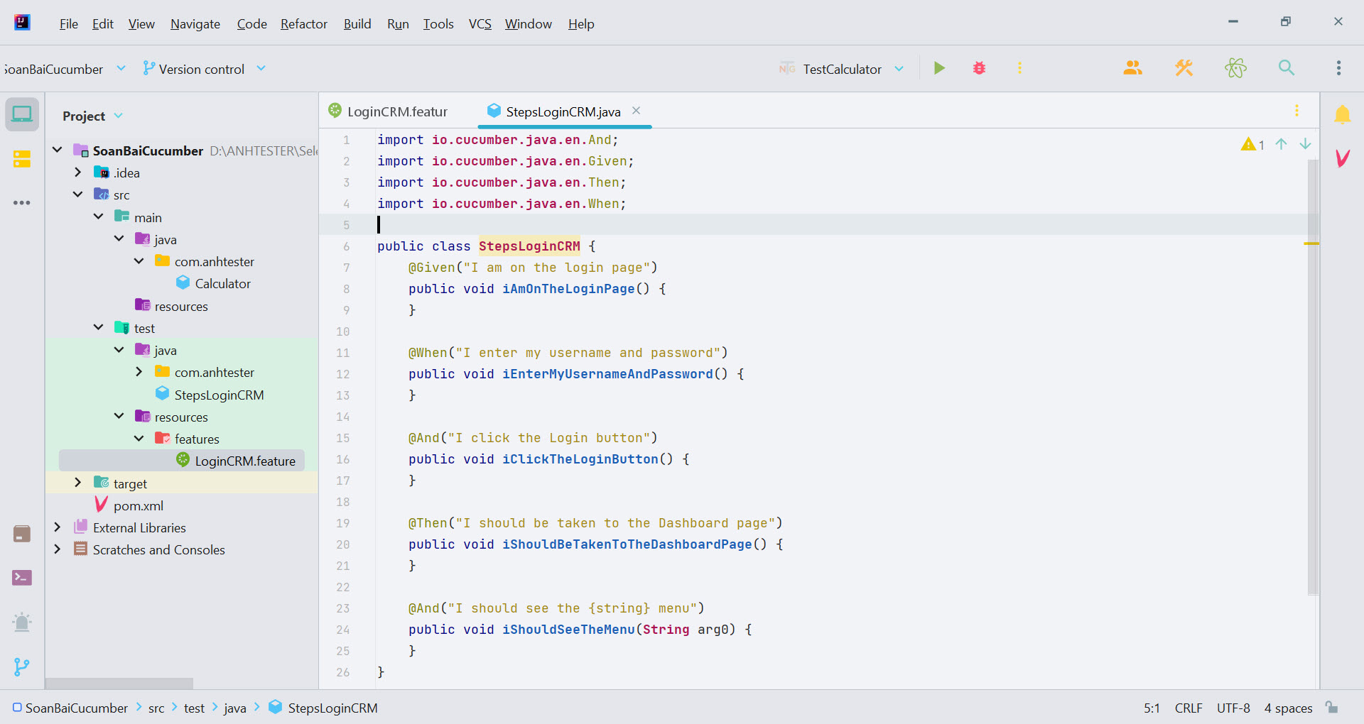 [Cucumber TestNG] Bài 3: Cài đặt Cucumber Framework với Maven project trên IntelliJ IDEA | Anh Tester