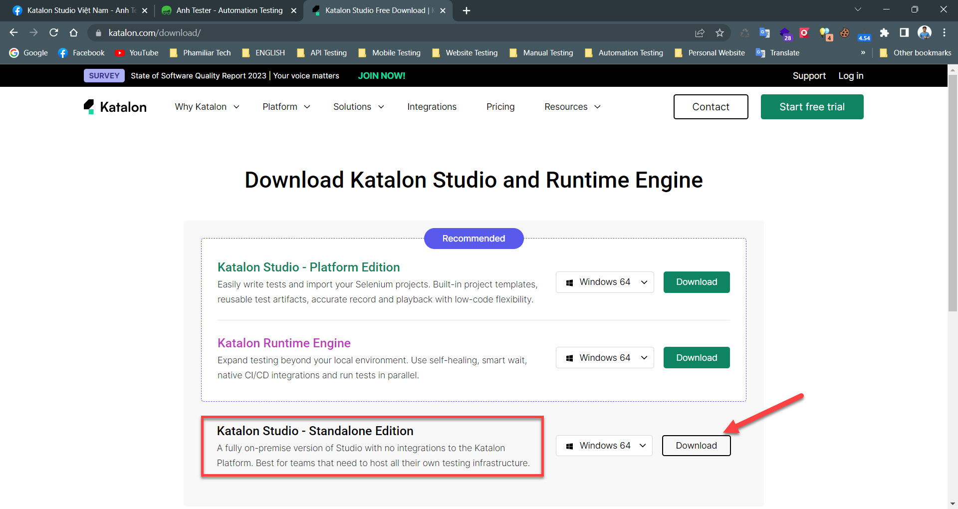 [Katalon Studio] Bài 1: Giới thiệu và cài đặt Katalon Studio | Anh Tester