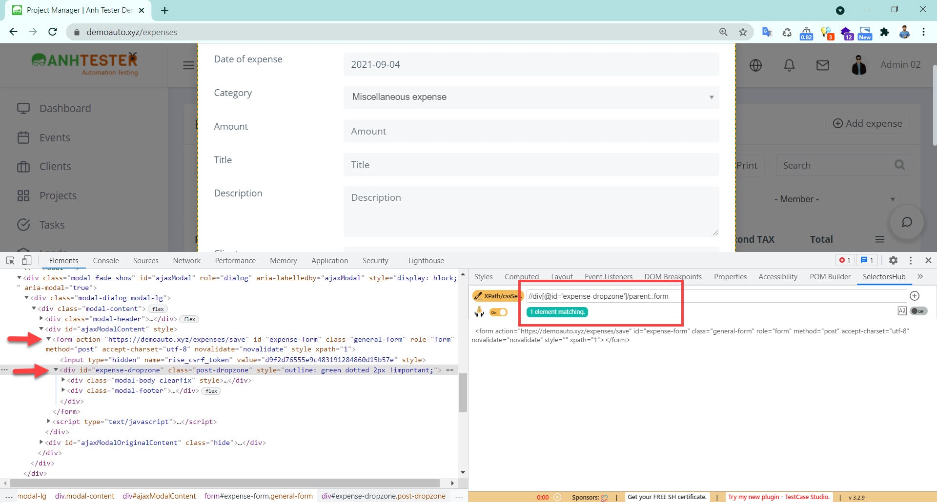 [Selenium Java] Bài 5: Cách xác định Locators của Element trên website | Anh Tester