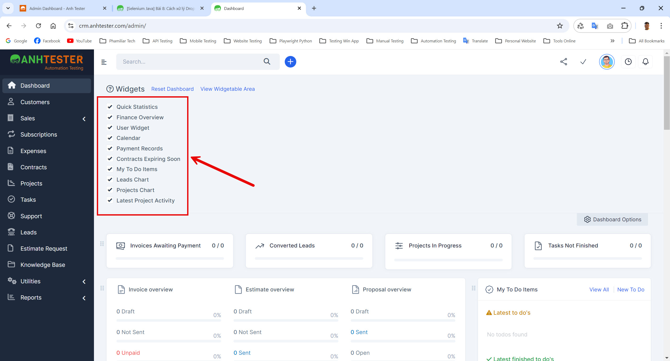Cách xử lý Dropdown, Radio, Checkbox | Anh Tester
