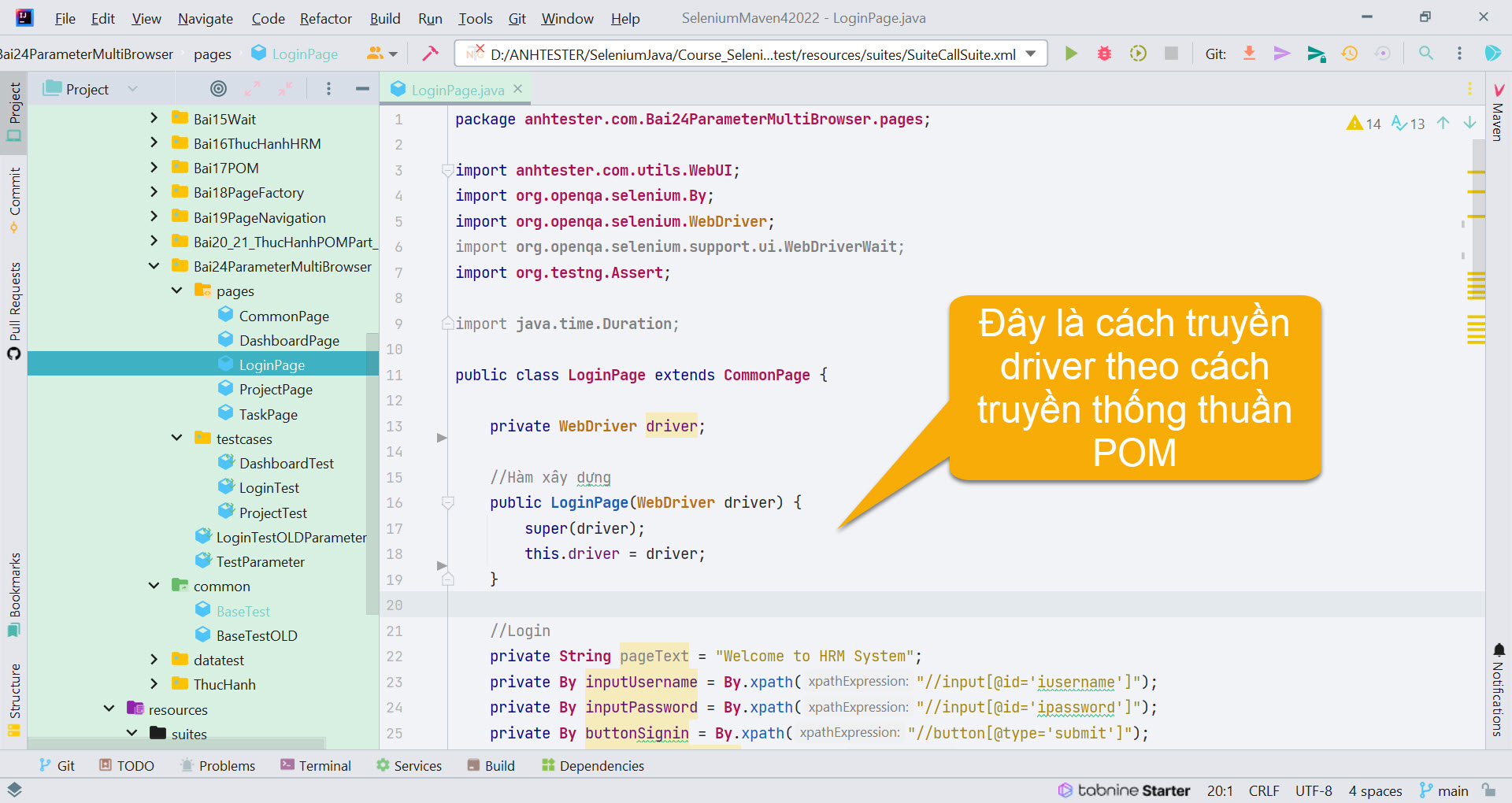 [Selenium Java] Bài 26: Thiết kế lại driver của project POM để chạy parallel execution | Anh Tester