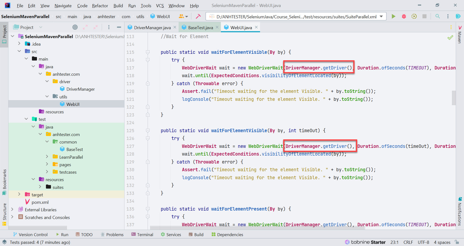 [Selenium Java] Bài 26: Thiết kế lại driver của project POM để chạy parallel execution | Anh Tester