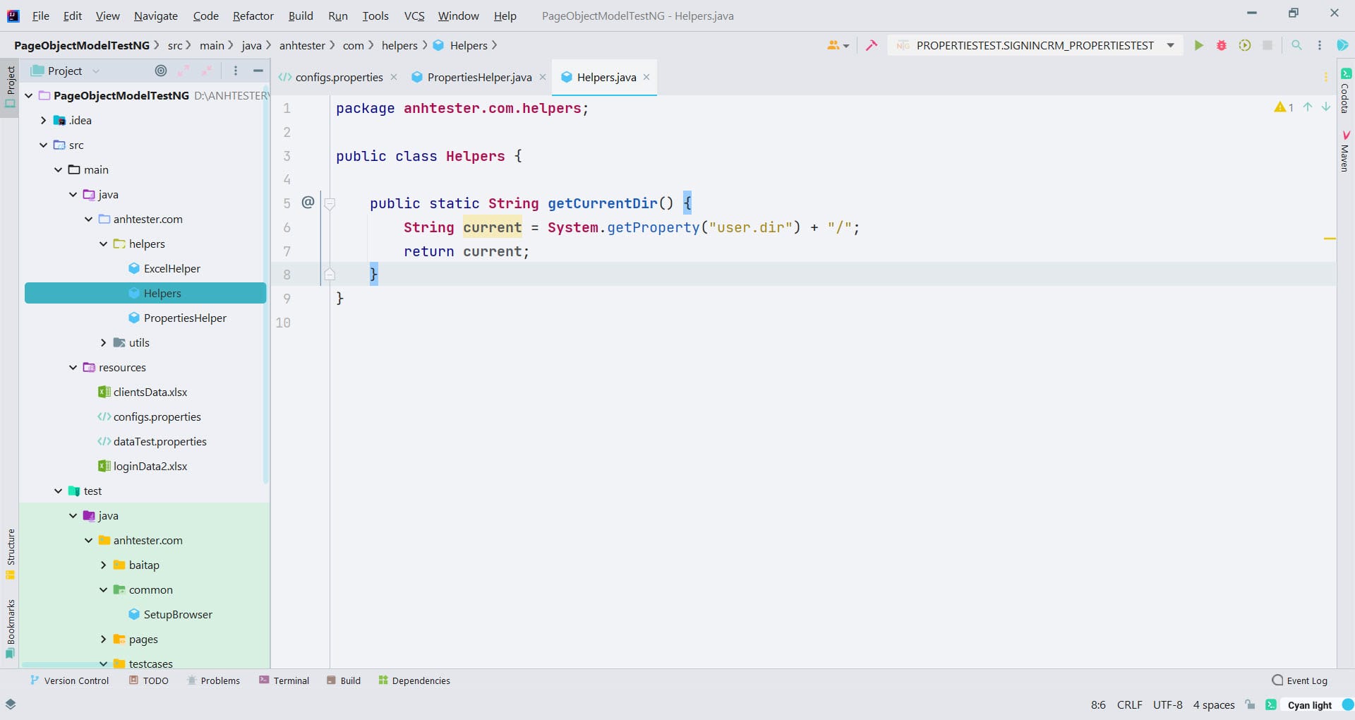 [Selenium Java] Bài 27: Đọc data test từ Properties file trong Selenium Java | Anh Tester