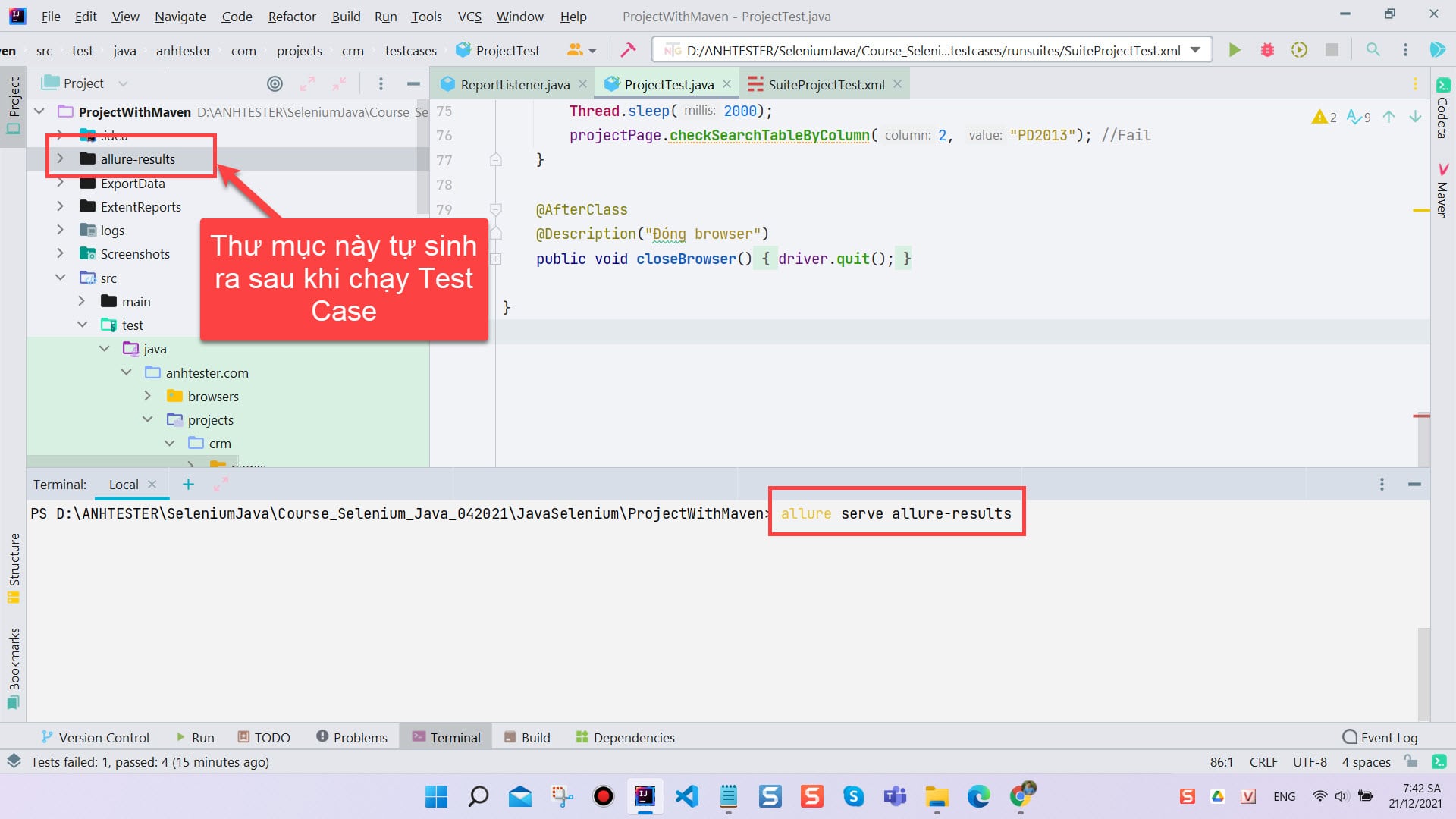 [Selenium Java] Bài 31: Cài đặt và sử dụng Extent Report Allure Report | Anh Tester