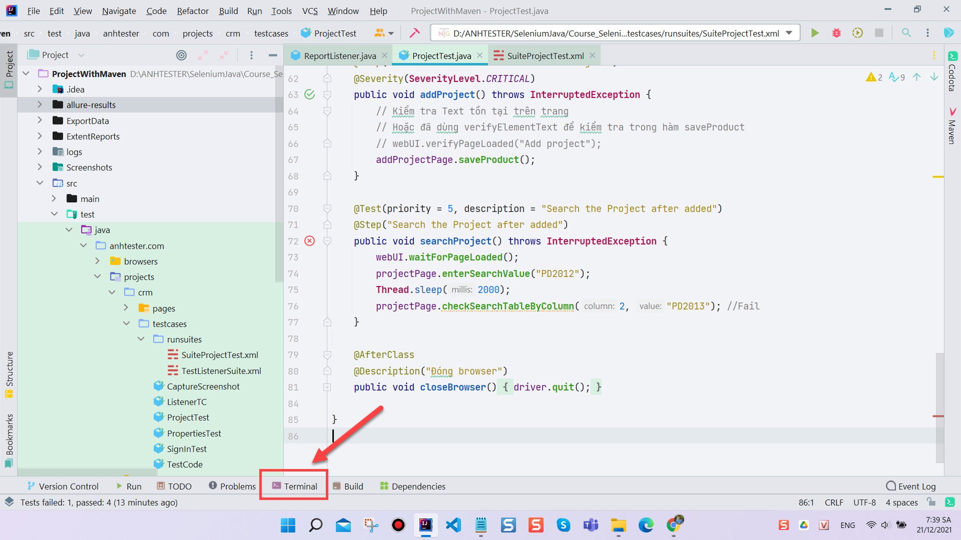 [Selenium Java] Bài 31: Cài đặt và sử dụng Extent Report Allure Report | Anh Tester