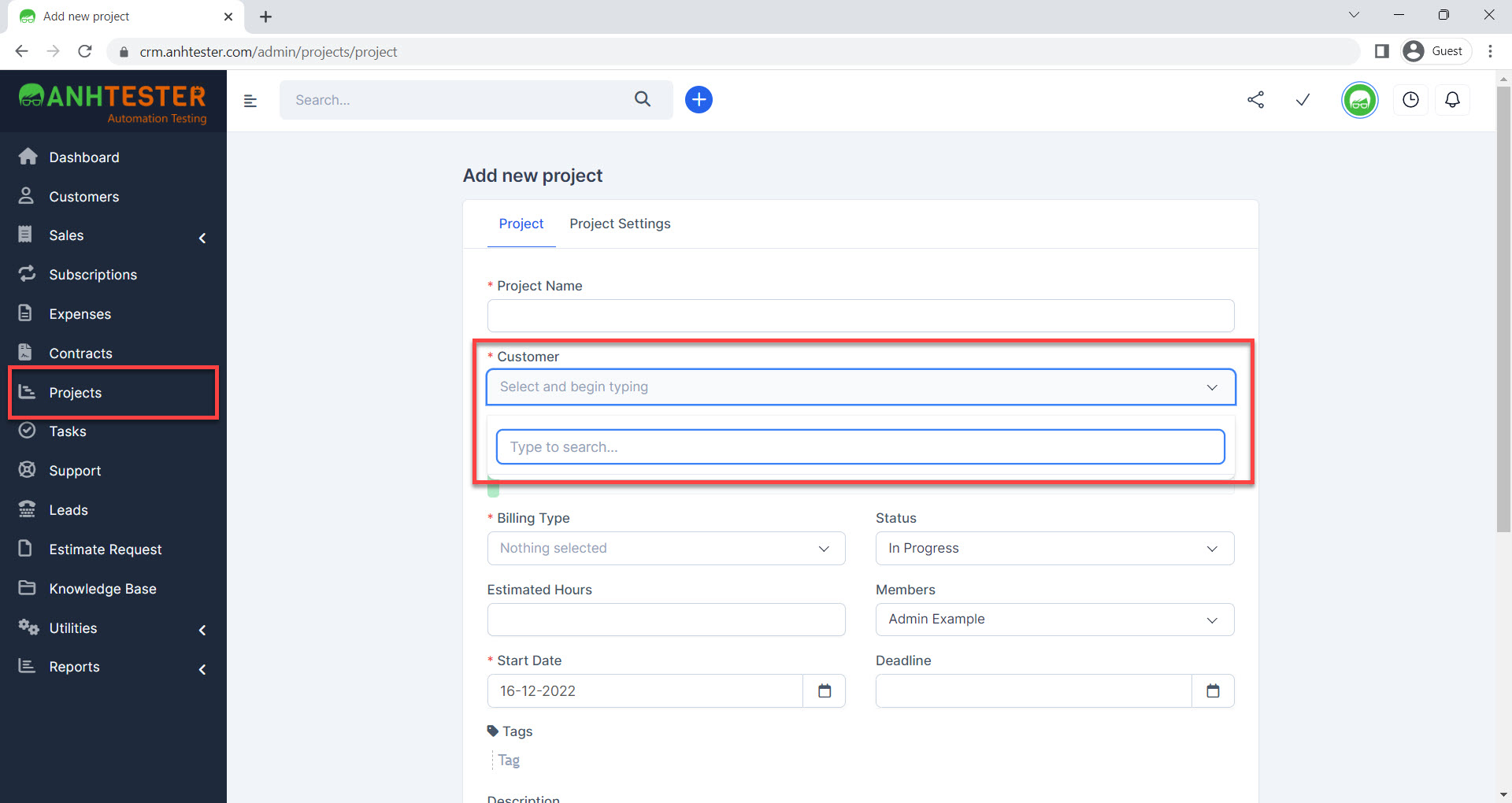 [Selenium Java] Bài 16: Thực hành Auto Test hệ thống CRM | Anh Tester
