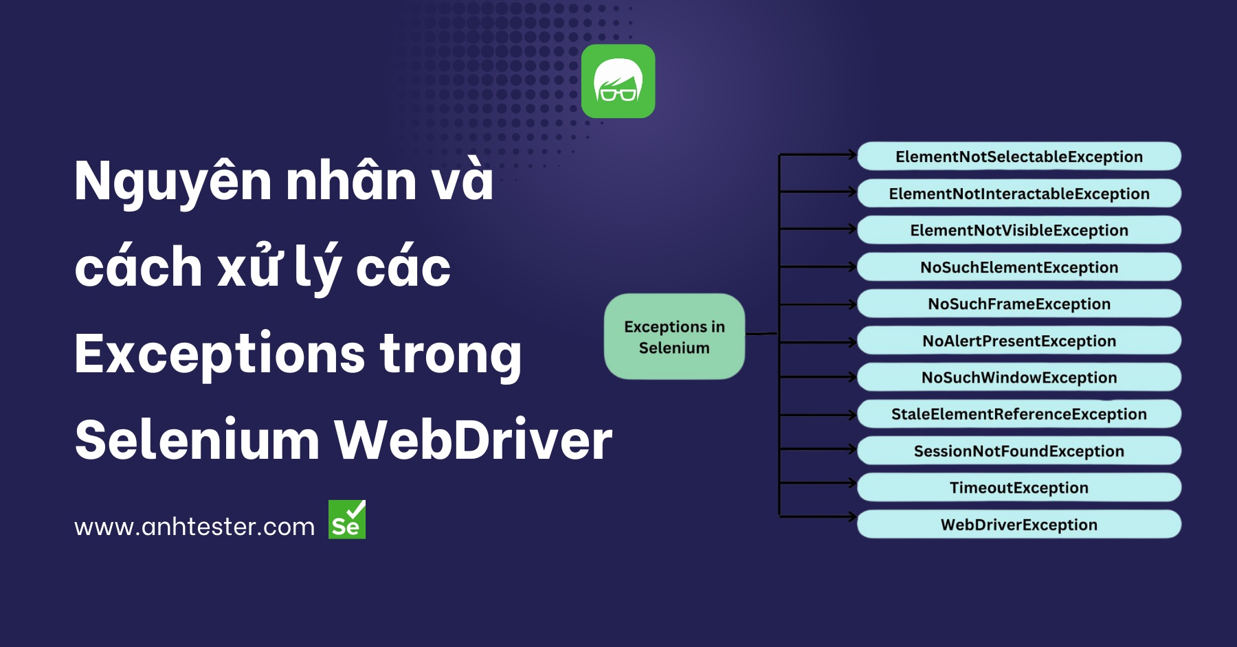 Cách xử lý các Exceptions trong Selenium WebDriver