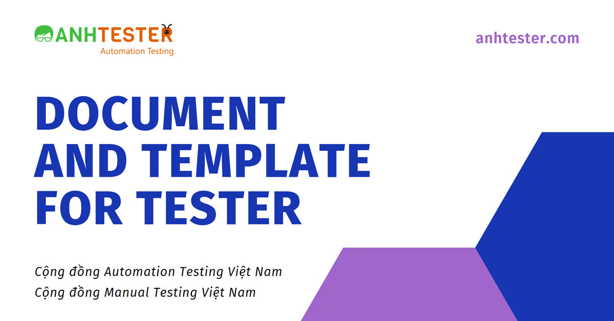 Document and Template for Tester