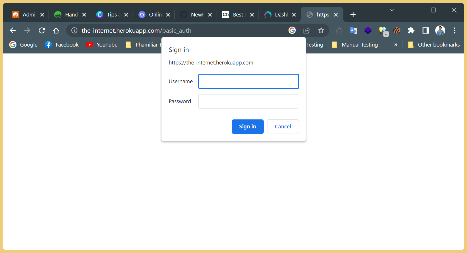 Handle Authentication with Selenium 4 | Anh Tester