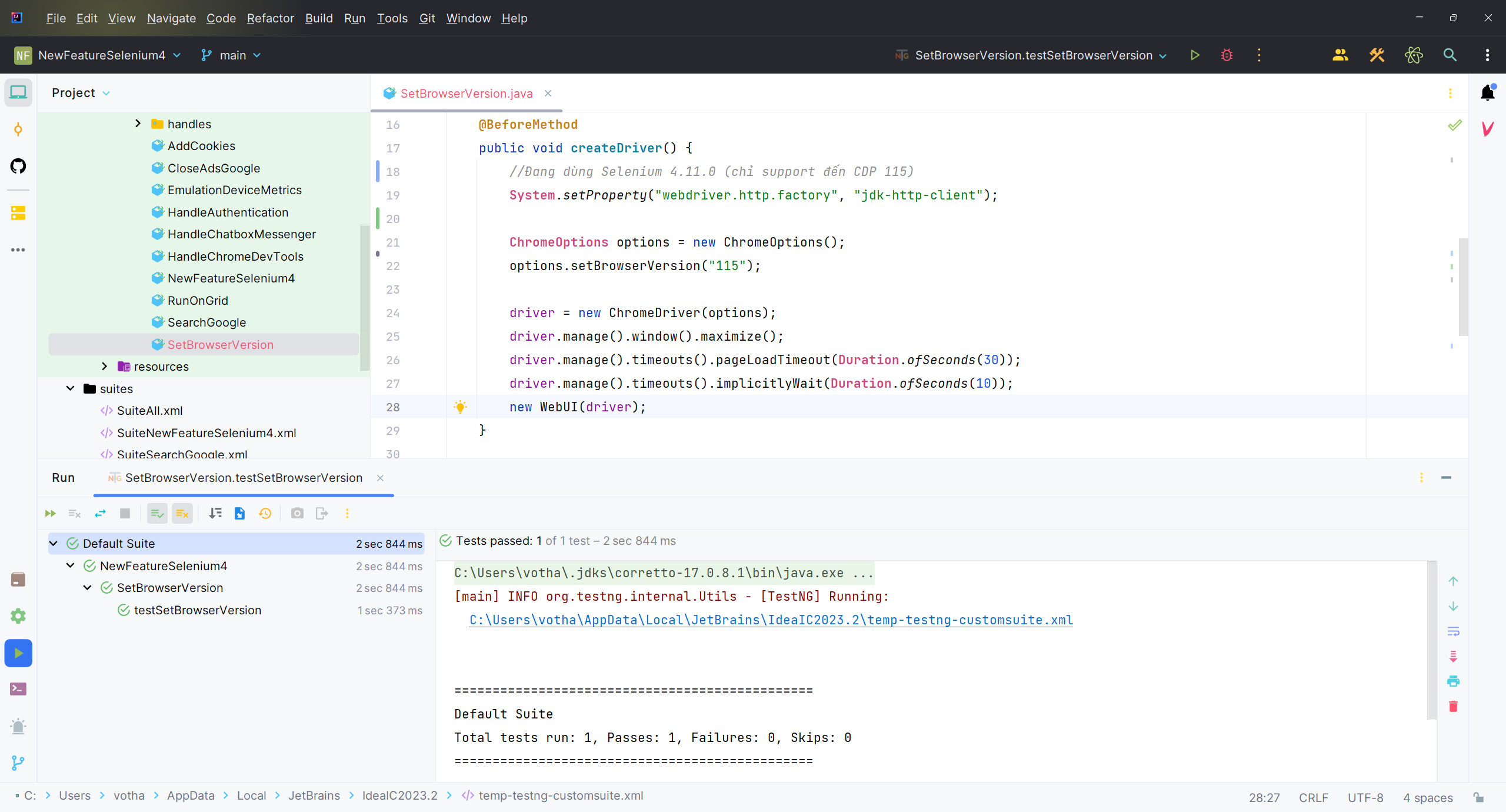 Change Browser version in Selenium 4 | Anh Tester