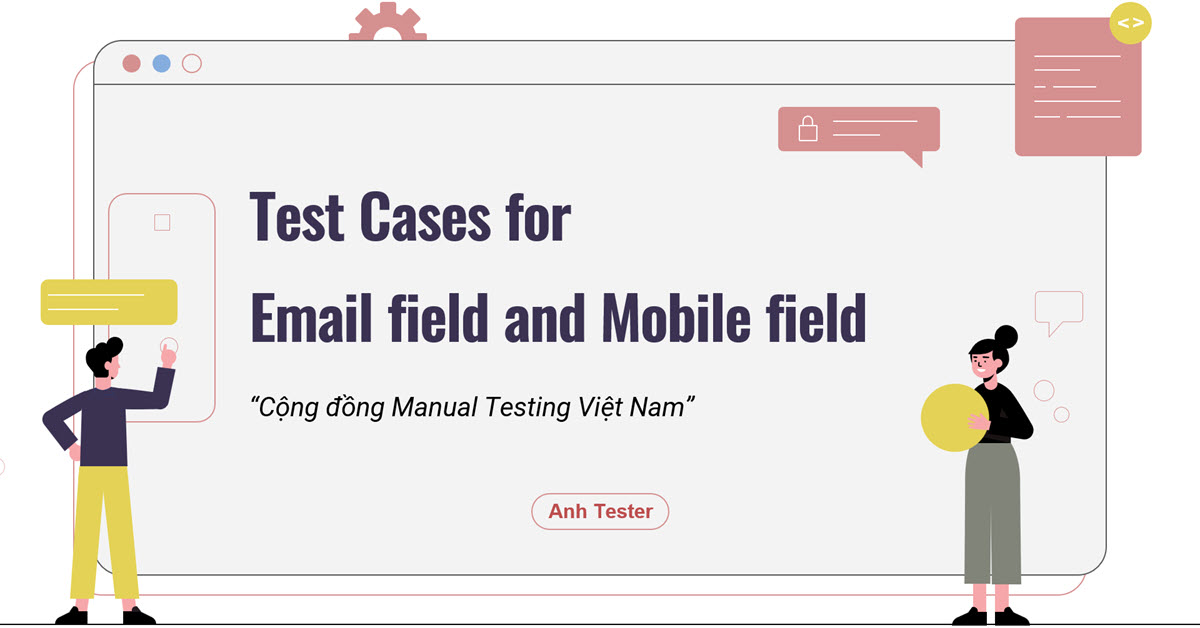 Test Cases for Email field and Mobile field