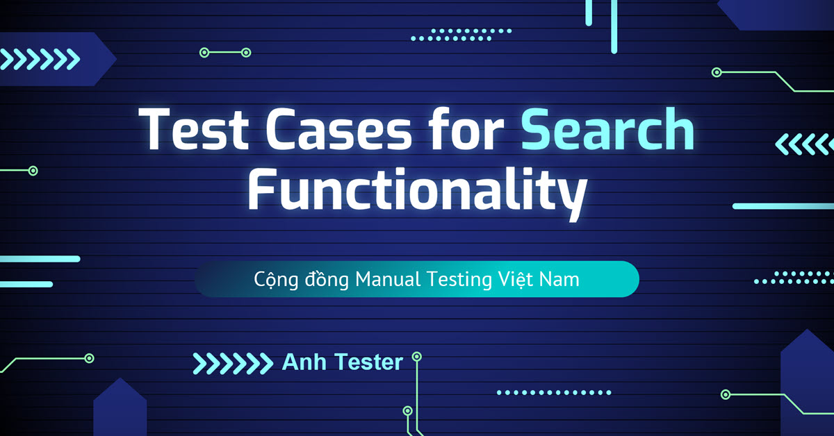 Test Cases for Search Functionality
